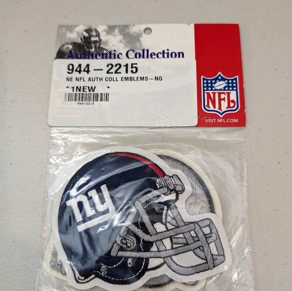 NWT. NEW YORK GIANTS EMBROIDERY PATCH EMBLEM - Picture 1 of 5